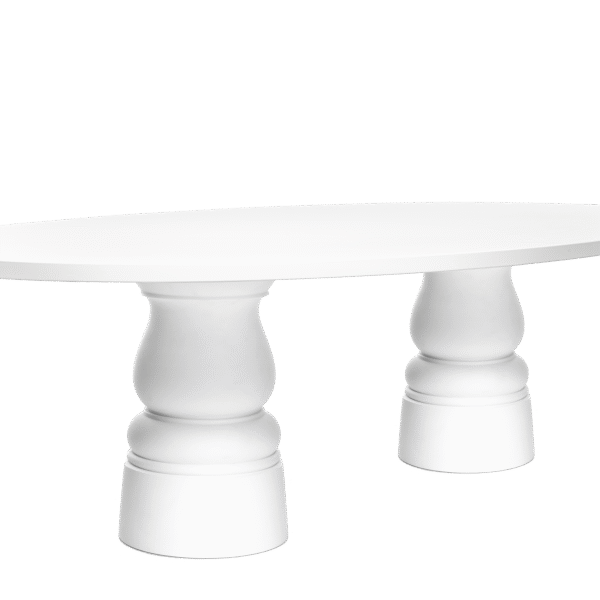 Oval Container Table New Antiques by Moooi in dining room