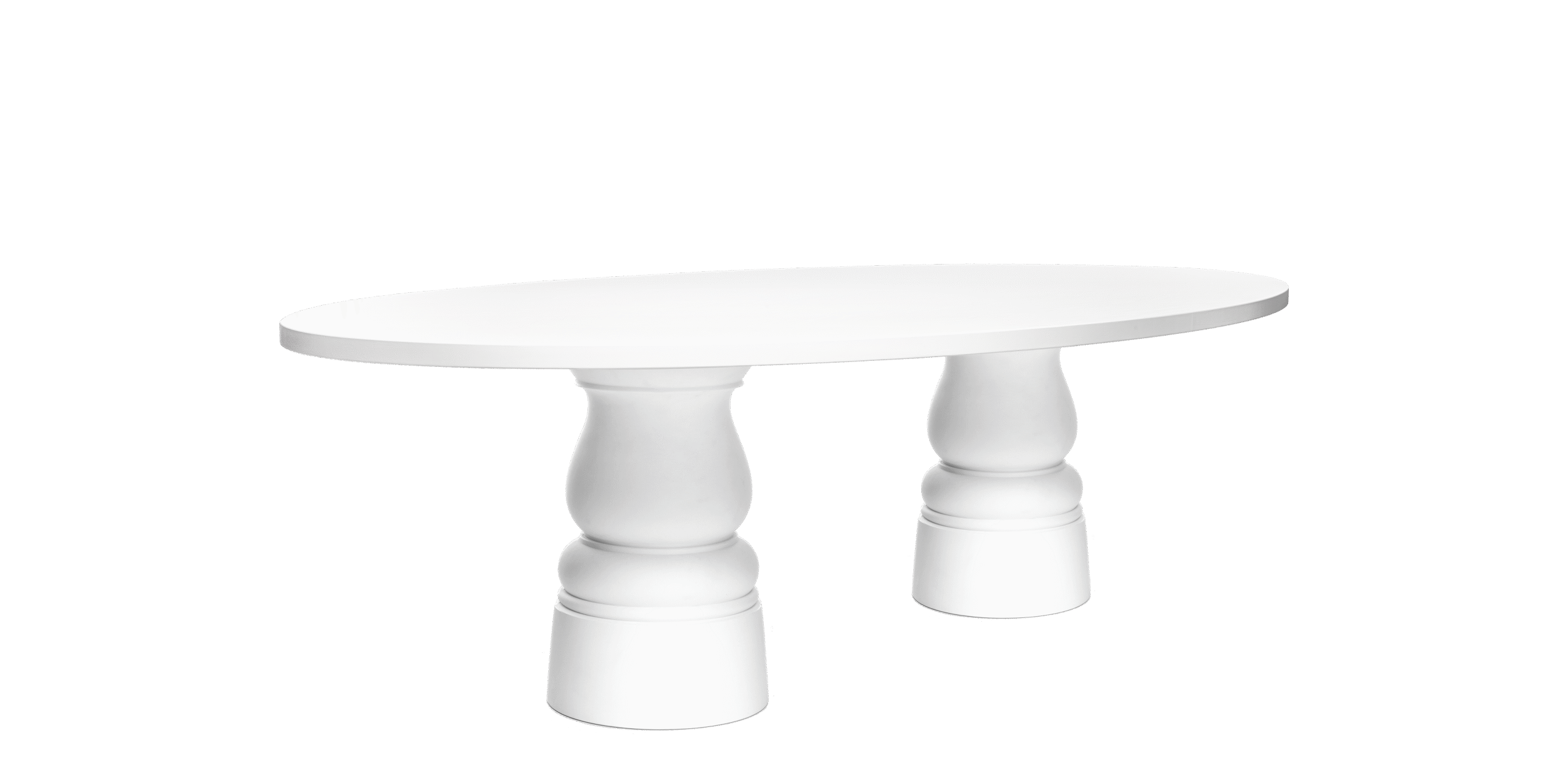 Oval Container Table New Antiques by Moooi in dining room