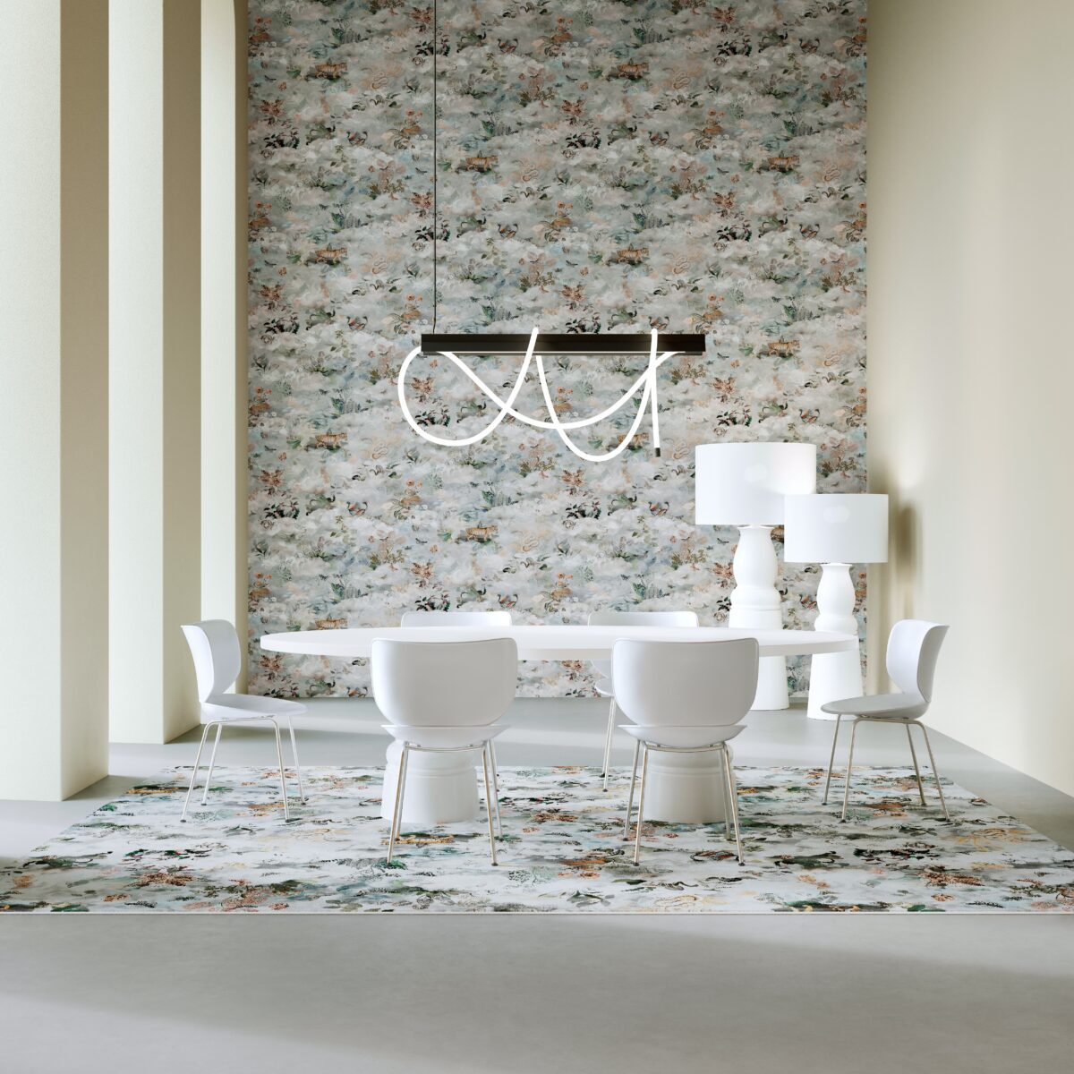 Memento Medley Carpet Moooi high-end luxury rug with artistic pattern designed for elegant spaces in Royal Oak MI