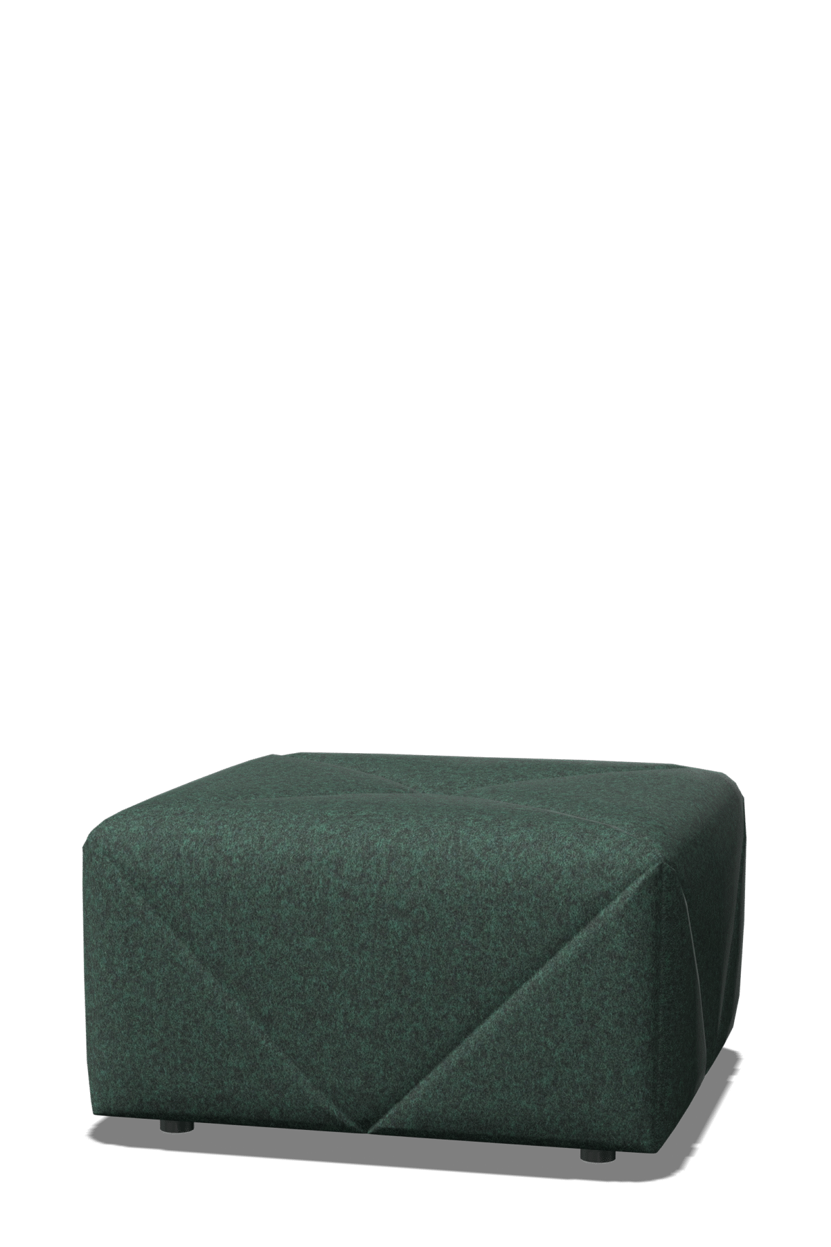 Quilted BFF footstool by Moooi with plush texture