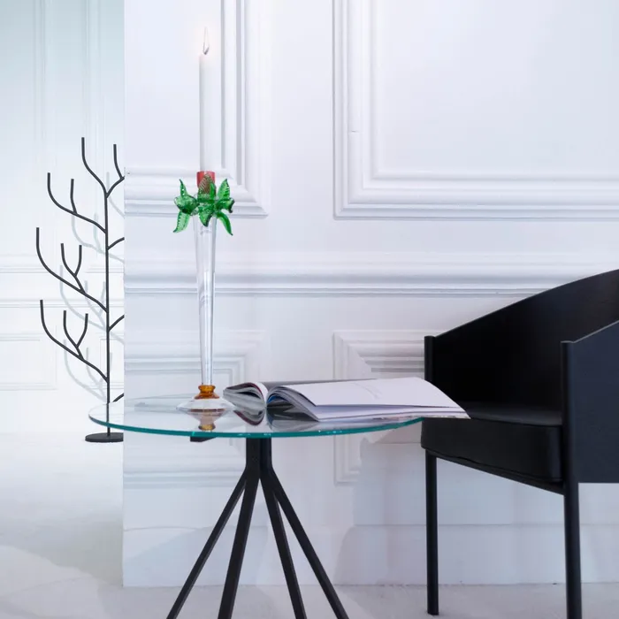 “LEONARDO by Driade modern Italian designer chair – elegant contemporary armchair with clean lines and refined craftsmanship”