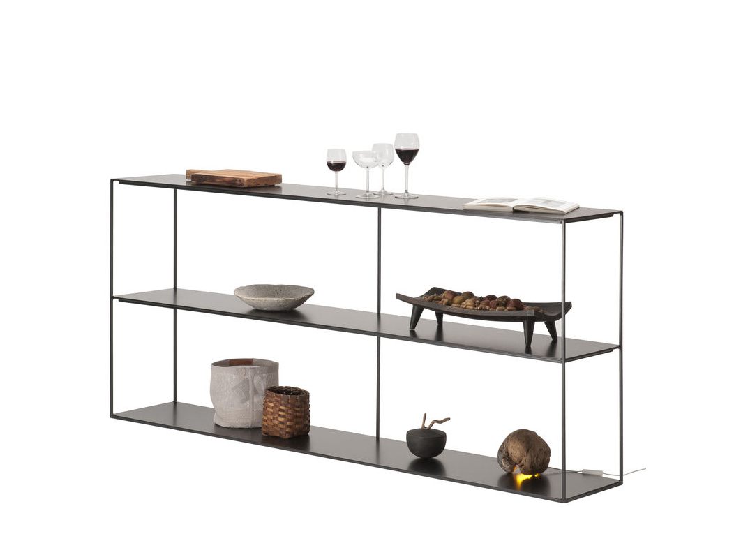 Slim Irony Sideboard by Zeusnoto, a sleek and modern design offering ample storage with a minimalist aesthetic, perfect for enhancing luxury and contemporary interiors.