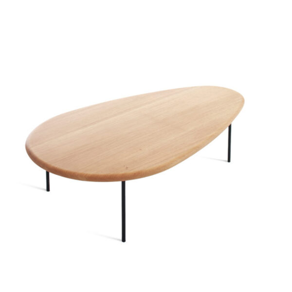 Lily Wood Side Table by Casamania & Horm – Contemporary Design by Marc Thorpe with Solid Wood Top