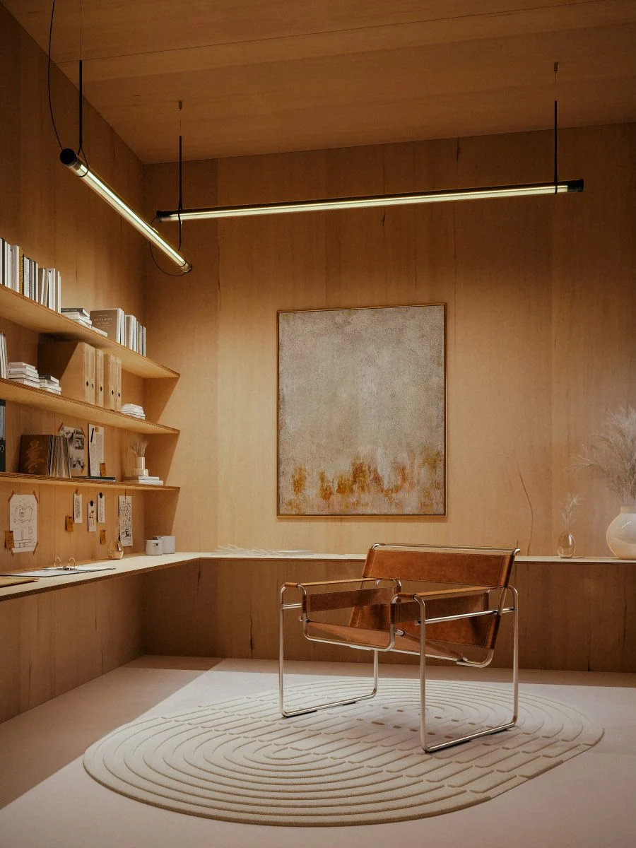  “Contemporary pendant lamp Fris by Marset – architectural disc-shaped light for modern interiors”