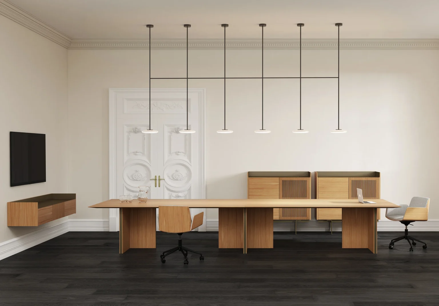 “Ihana by Marset decorative pendant light – minimalist glass sphere creating cozy illumination”