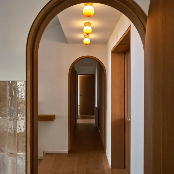 “Dipping Light by Marset in yellow – bold yet soft modern lamp with hand-painted detail”