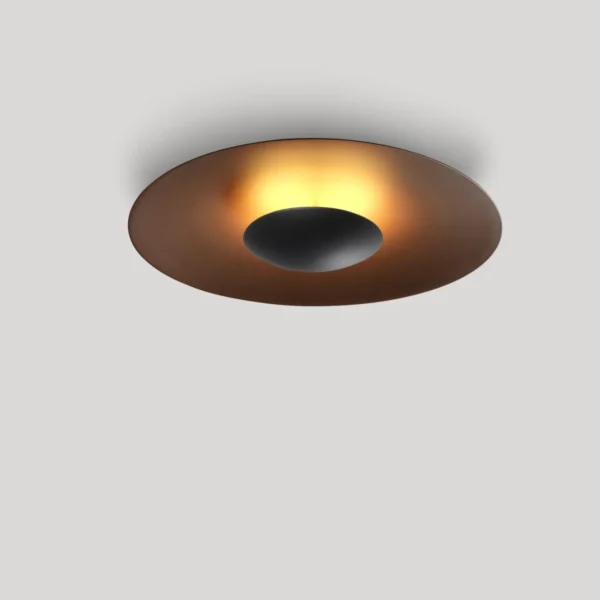 “Ginger by Marset pendant lamp – minimalist design with curved wood shade and soft ambient glow”