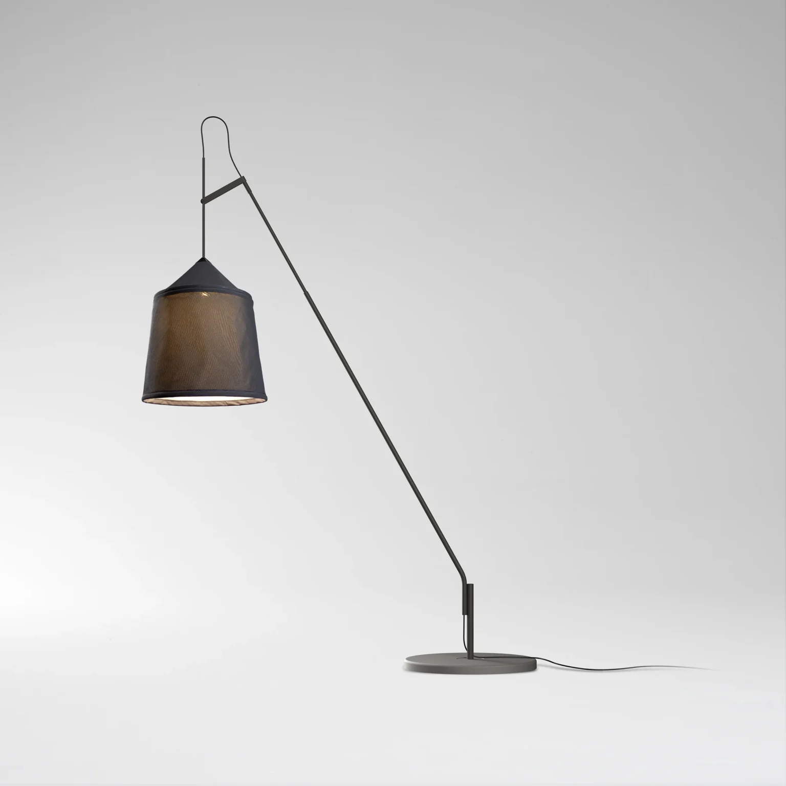 “Jaima by Marset contemporary hanging light – elegant round silhouette with diffused glow”