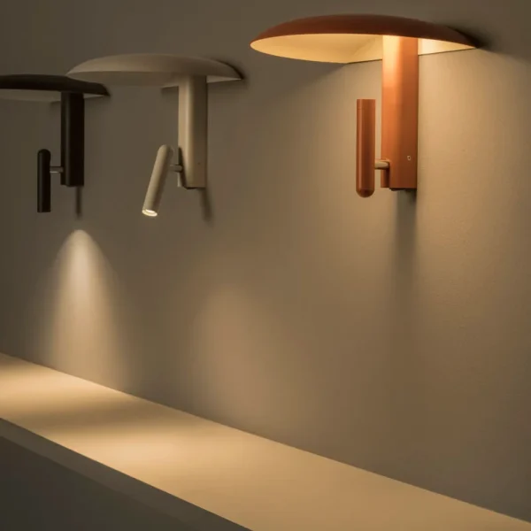 “Sculptural lighting piece Konoha by Marset – versatile wall-mounted lamp for stylish interiors”