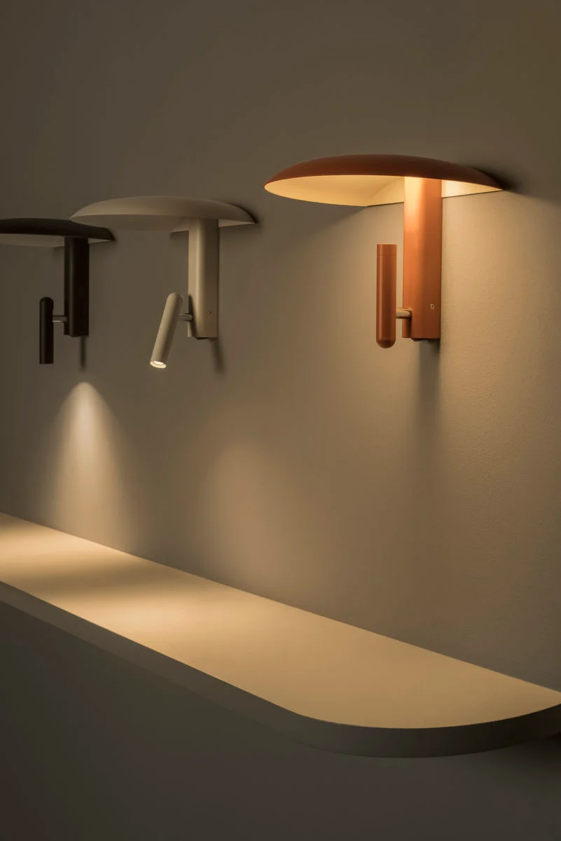 “Sculptural lighting piece Konoha by Marset – versatile wall-mounted lamp for stylish interiors”