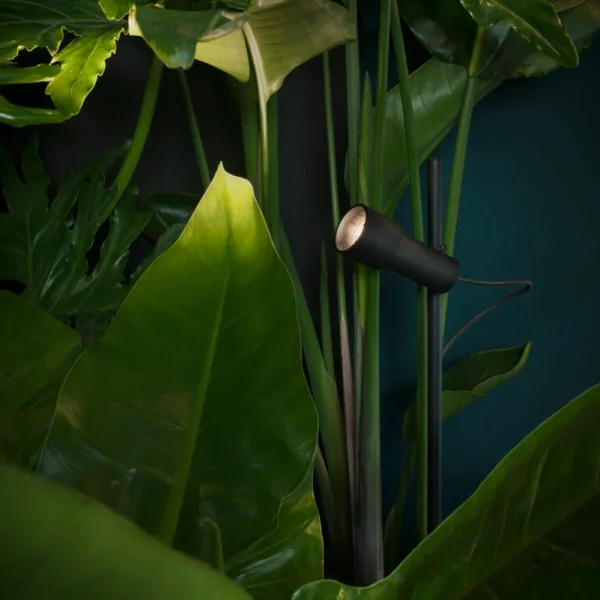 “Palosanto by Marset designer garden lamp – sustainable outdoor lighting with natural wood finish”