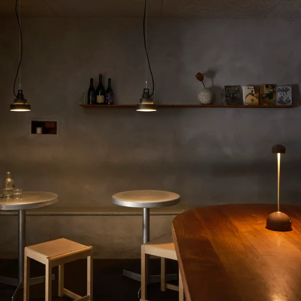 “Designer flush-mounted light Plaff-on! by Marset – versatile round LED fixture for modern interiors”