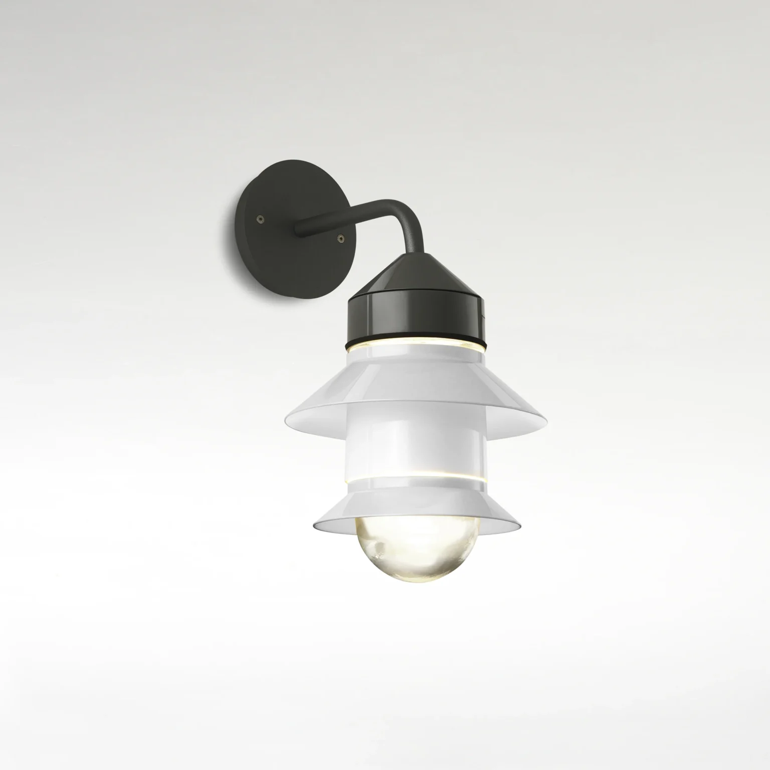 “Santorini by Marset designer outdoor lamp – weather-resistant fixture ideal for terraces and gardens”
