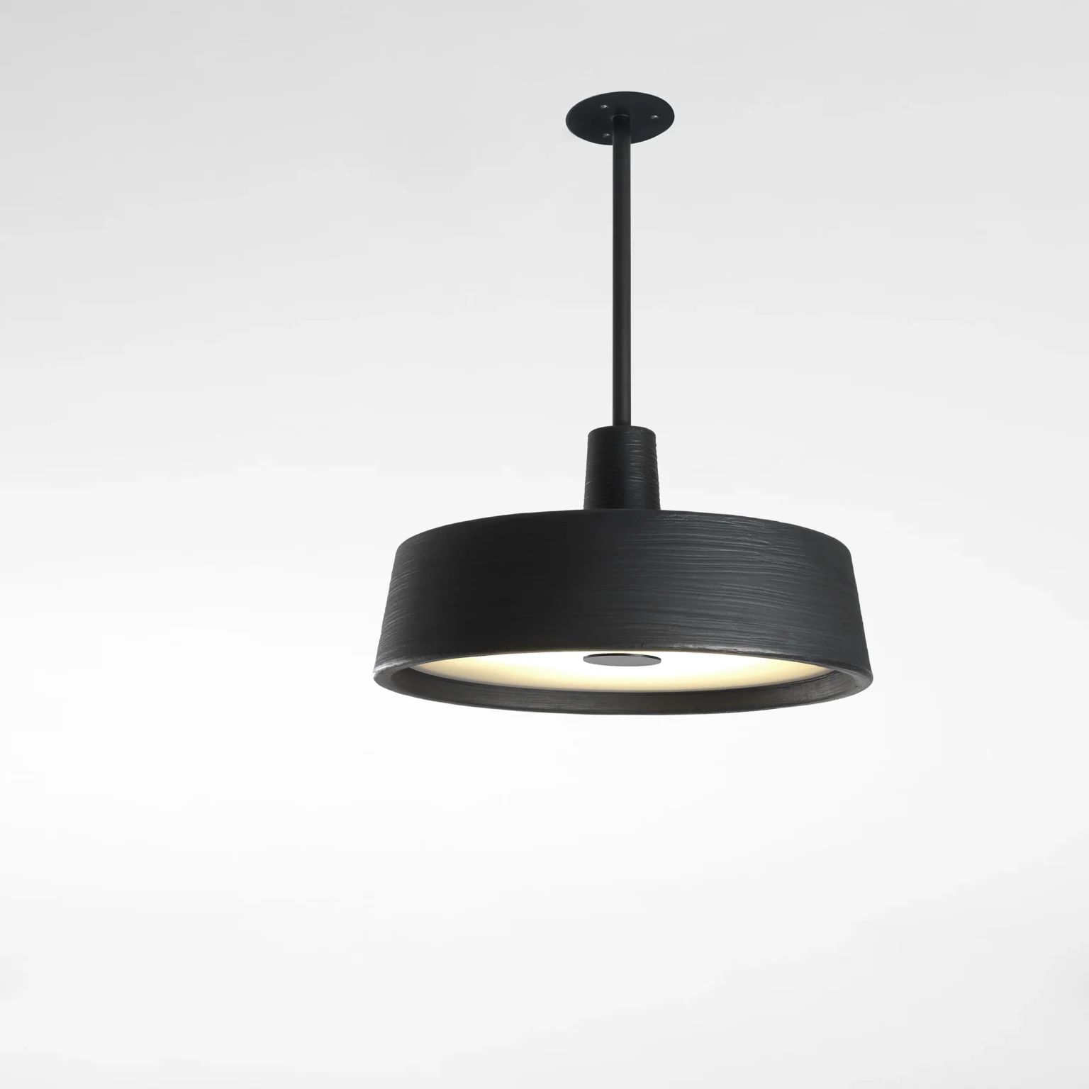 “Soho by Marset wall-mounted exterior lamp – sleek circular design with warm ambient light”