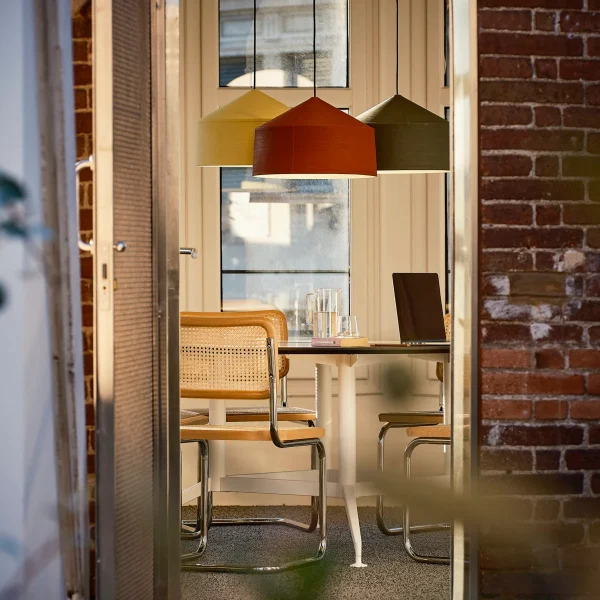 “Zenc by Marset stylish pendant lighting – understated modern design for versatile use”
