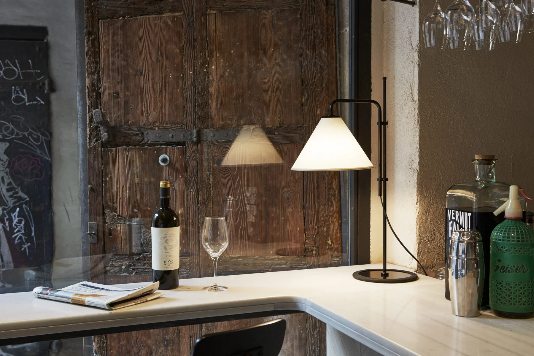 “Iconic adjustable floor lamp Funiculí by Marset – contemporary reissue of a classic 1979 design”