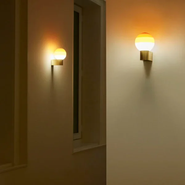  “Dipping Light decorative lamp by Marset – contemporary spherical fixture with dipped glass effect”