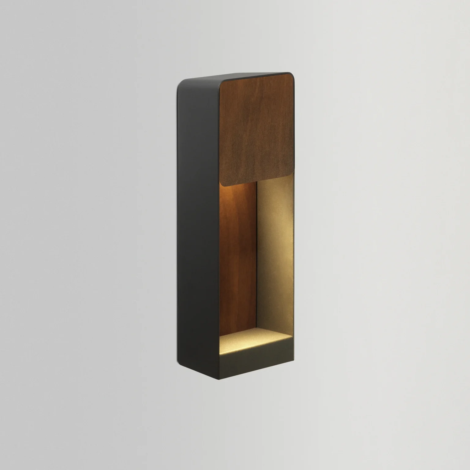 “Lab by Marset designer wall lamp – contemporary outdoor fixture with sleek, solid form”