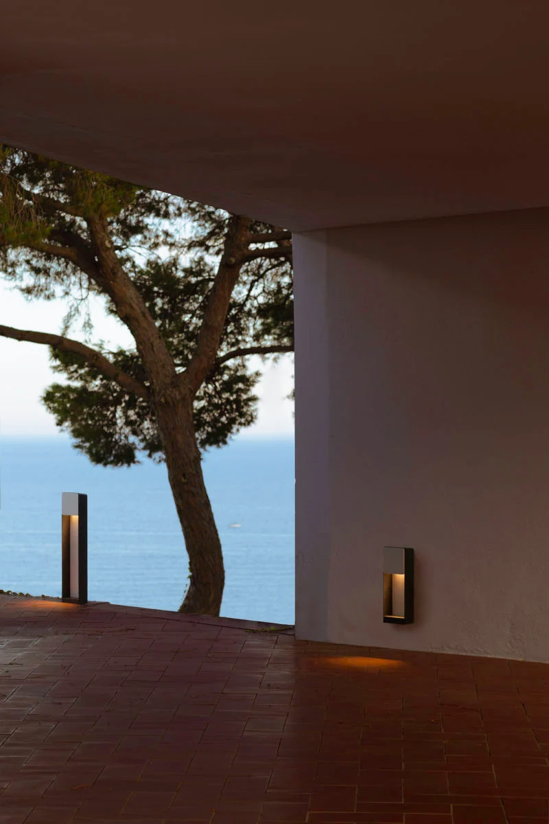 “Lab by Marset contemporary outdoor lighting – understated geometric design for modern exteriors”