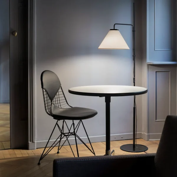 “Funiculí by Marset adjustable lamp – reissue of 1979 design offering directional lighting and clean lines”