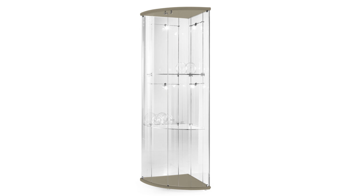 Mega Showcase Reflex contemporary Italian showcase with lacquered finish ideal for upscale Birmingham Michigan interiors