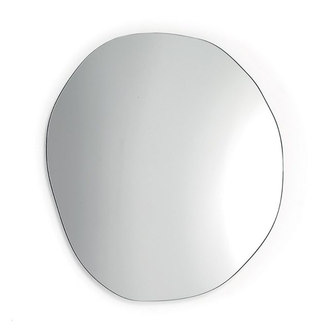 “Contemporary round mirror GIOTTO by Mogg – sleek wall decor with clean geometry and sculptural elegance”