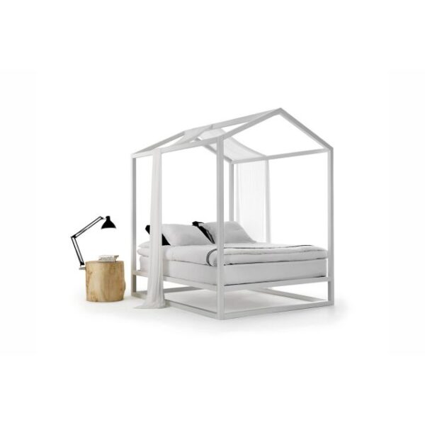 “Modern storage unit LITTLE HOUSE IN CANADA by Mogg – artistic geometric sideboard with pitched roof shape”