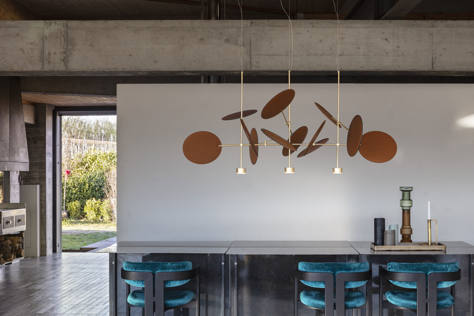 “DIVA console table by Mogg – minimalist furniture with cantilevered top and architectural base”