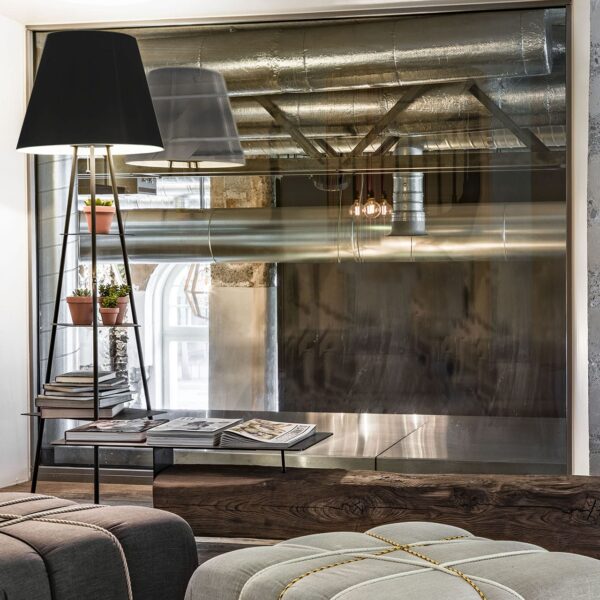 “Modern upholstered bench TRI.BE.CA by Mogg – versatile Italian furniture piece for entryways or bedrooms”