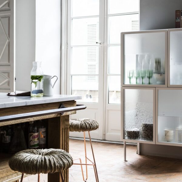 “Modern decorative mirror DONUT by Mogg – donut-inspired form with minimalist elegance”