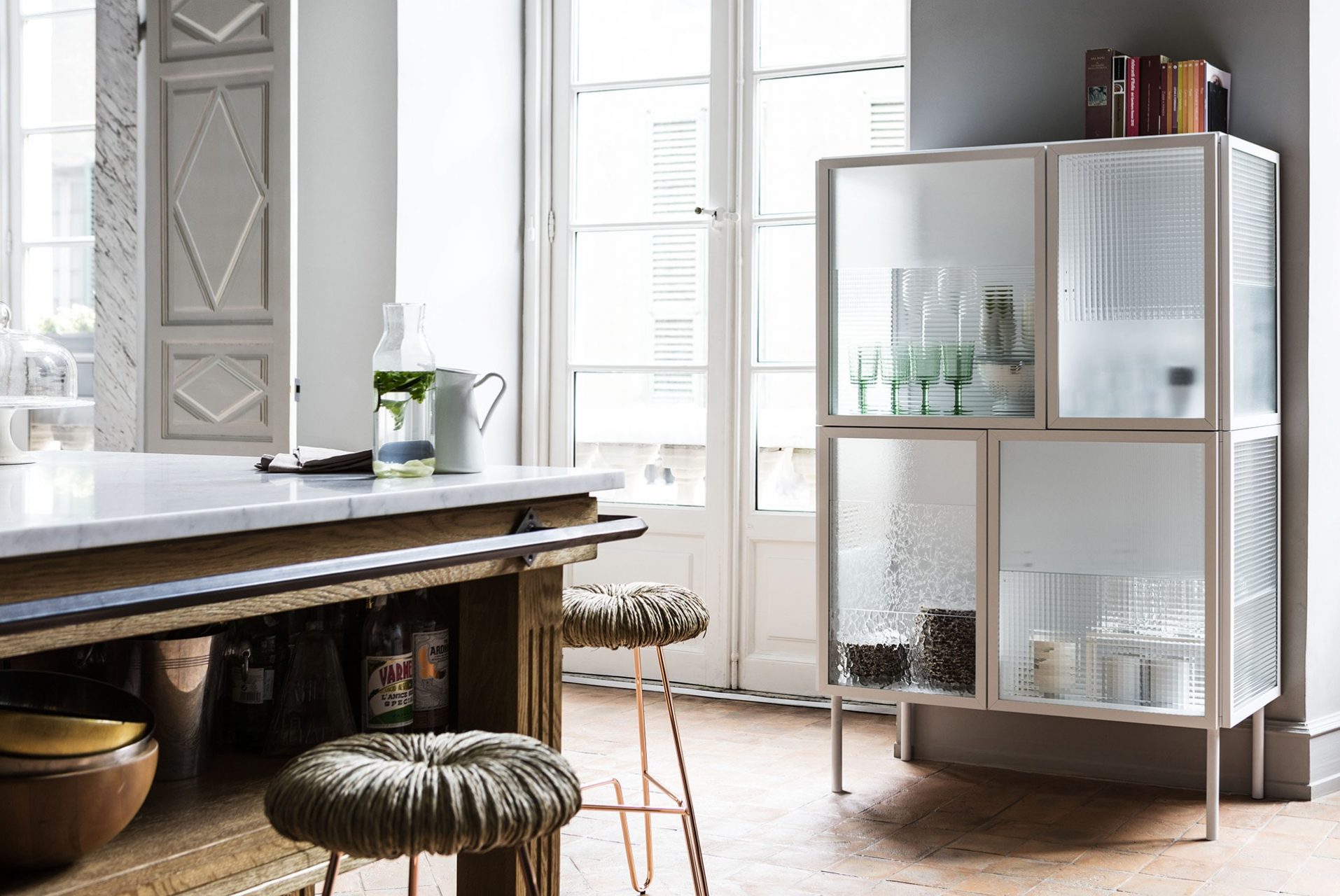 “Modern decorative mirror DONUT by Mogg – donut-inspired form with minimalist elegance”