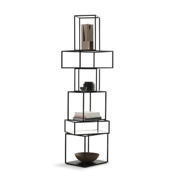 “BABYLON by Mogg – sculptural freestanding bookcase inspired by architectural forms and vertical gardens”