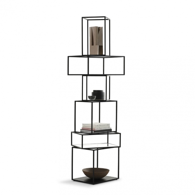 “BABYLON by Mogg – sculptural freestanding bookcase inspired by architectural forms and vertical gardens”