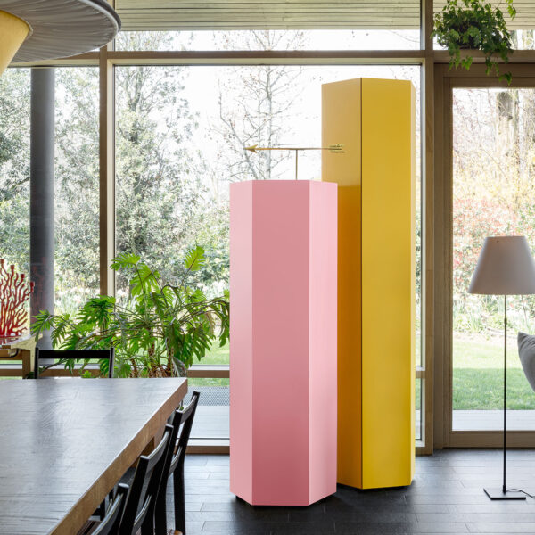 “HEXAGON by Mogg – modular wall-mounted shelves with geometric hexagonal shapes for modern interiors”