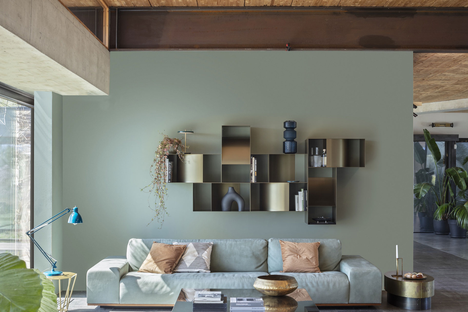 “JUDD WALL UNIT by Mogg – modular wall-mounted shelving with geometric stacked-block design”