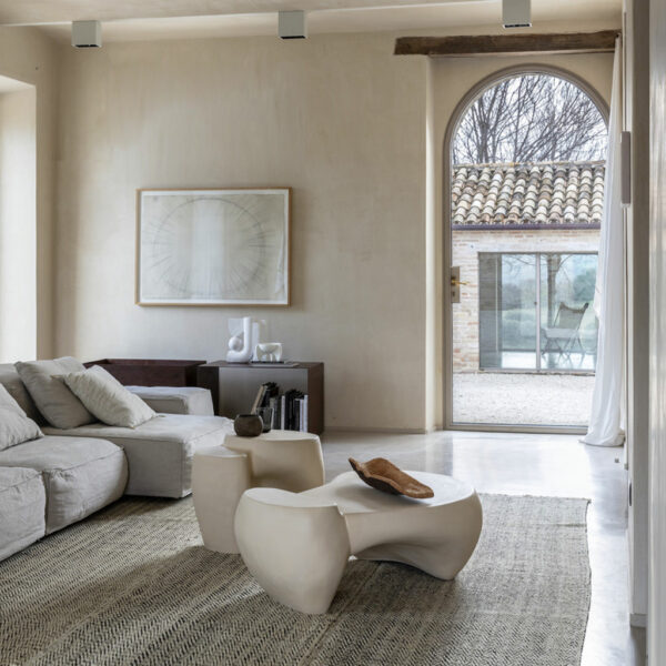 “DUNES by Mogg – sculptural sideboard with wave-like carved wooden doors and minimalist silhouette”