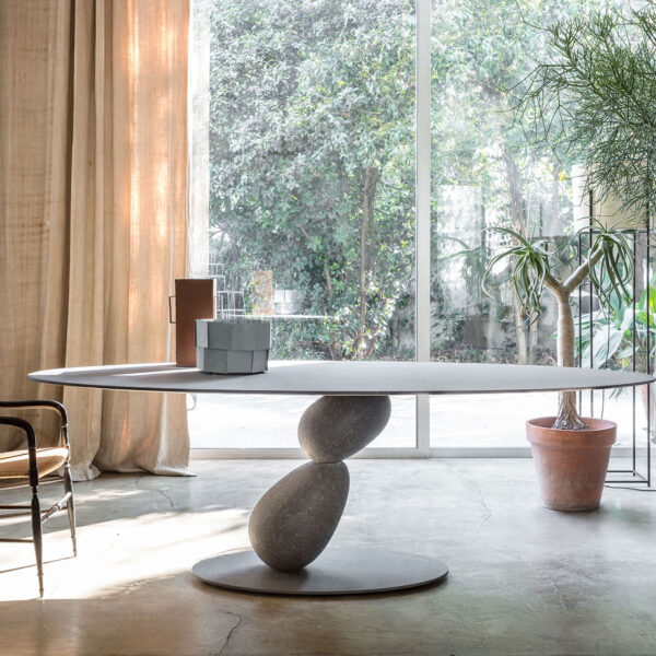 “Modern bookshelf MATERA by Mogg – artistic furniture with cubist geometry and functional storage”