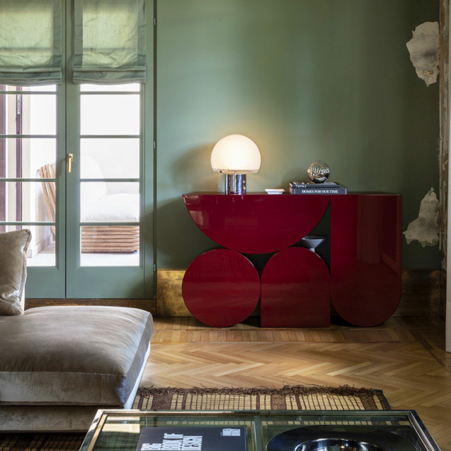 “SHAPE CONSOLE by Mogg – modern console table with organic silhouette and sculptural base”