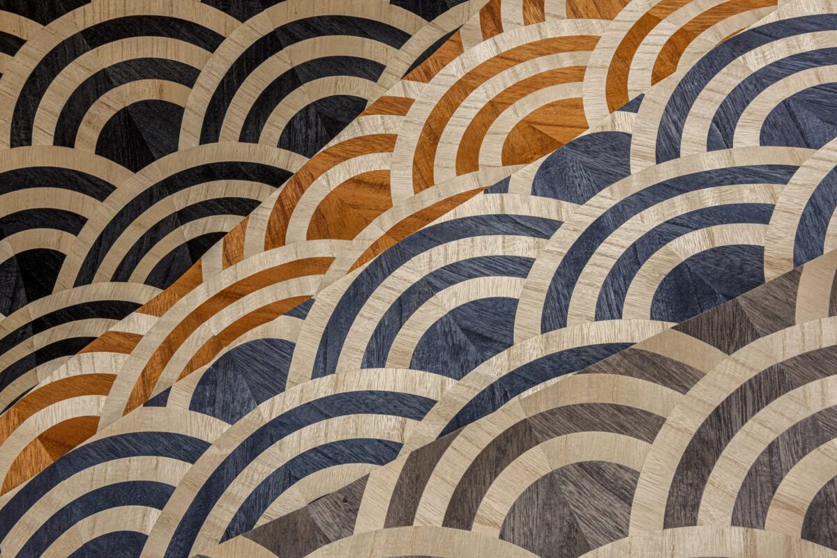 Lucky O's Wallcovering Moooi premium geometric wallpaper suited for modern Troy Michigan décor