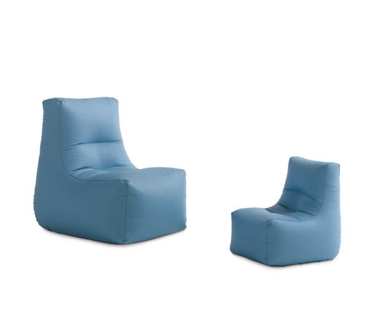 Designed by STH for Casamania, this pouf combines modern aesthetics with functional comfort, ideal for living rooms or play areas.