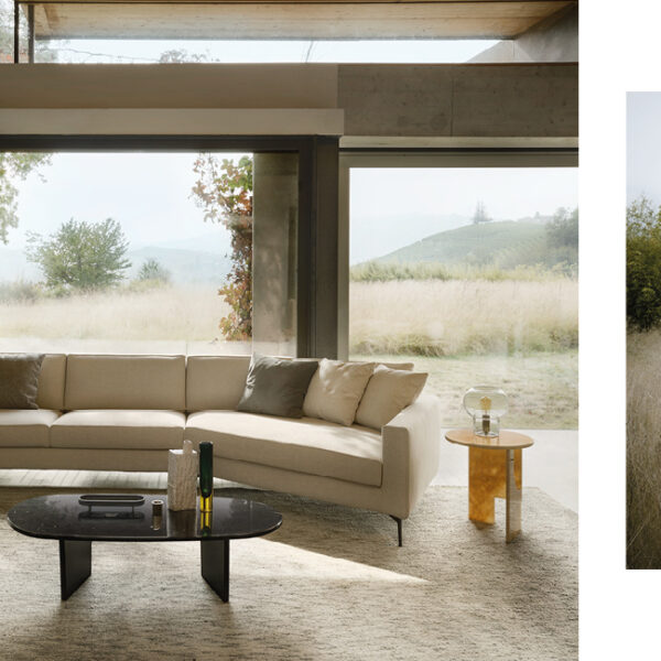 Nausicaa Italian armchair with sculptural form by Nicoline