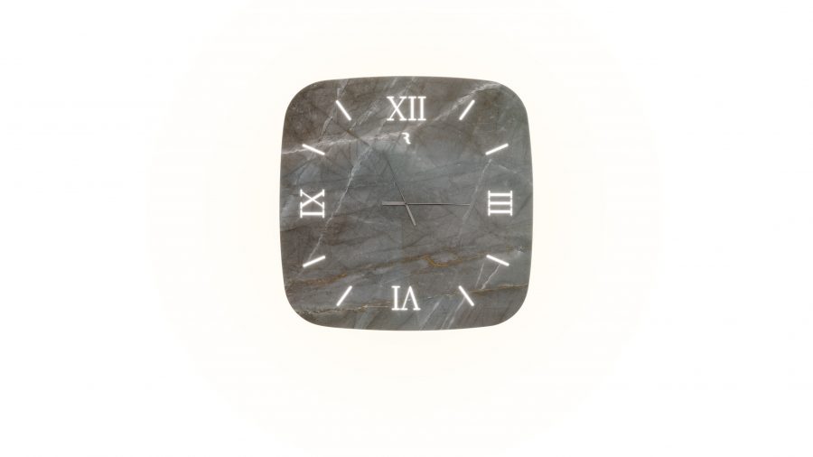 Luxury Nautilus Mirror and Clock by Reflex with artistic Italian design in Troy Michigan showroom