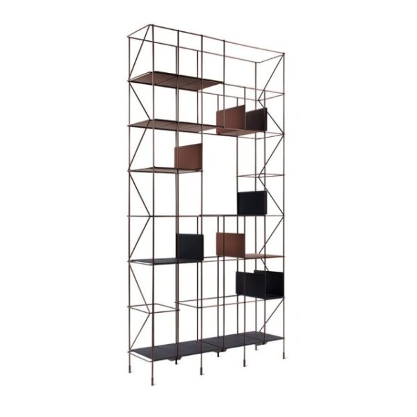 Network Bookcase by Casamania & Horm – Modular Design by Neuland. Paster & Geldmacher with Customizable Panels