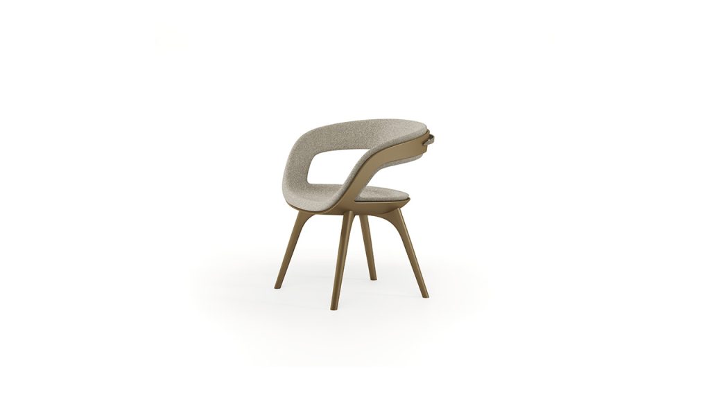 Nido Armchair by Reflex modern Italian design, featured in Troy Michigan home