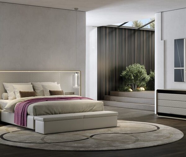 “Reflex OH XL BED – extra-large bed frame with modern upholstered finish.”