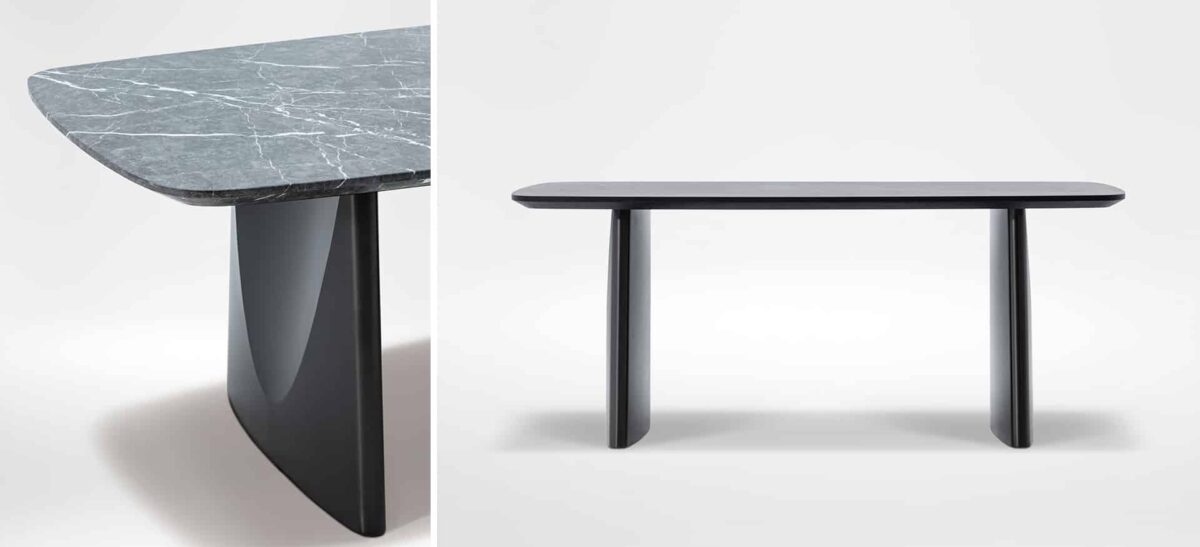 Sleek dining table for modern interiors