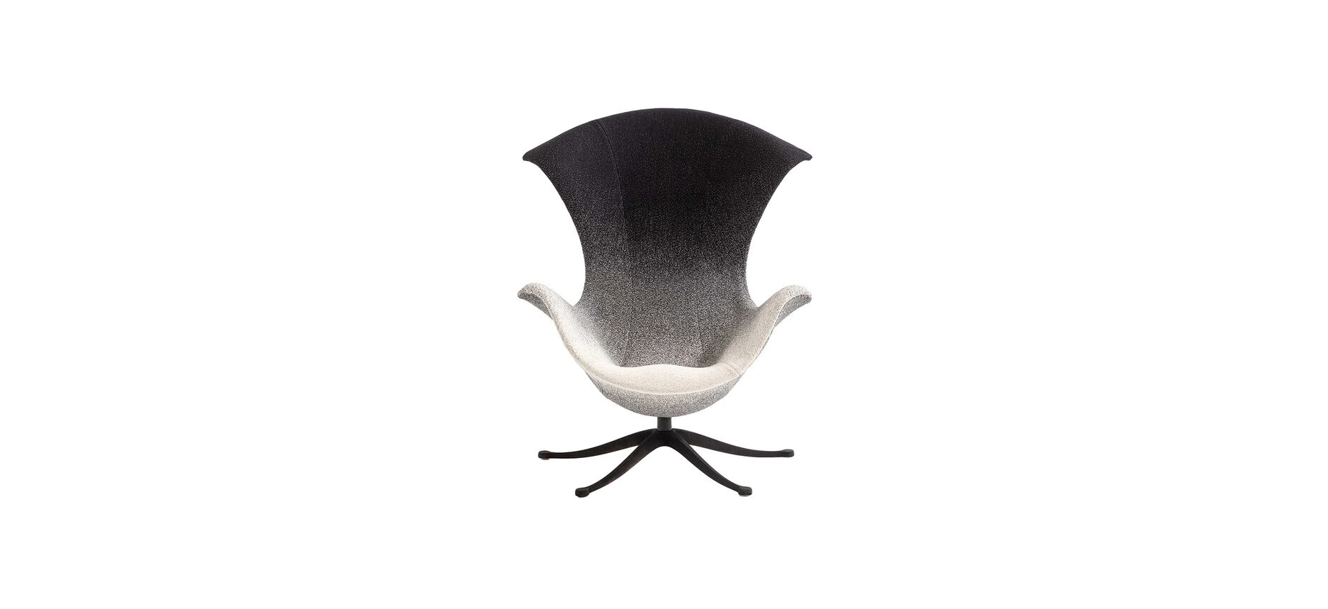 One Page by Moroso in sleek Italian upholstery, front view in a Royal Oak Michigan showroom