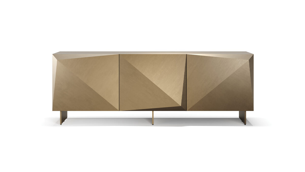 High-end ORIGAMI MAXI BUFFET by Reflex Angelo showcased in Royal Oak Michigan