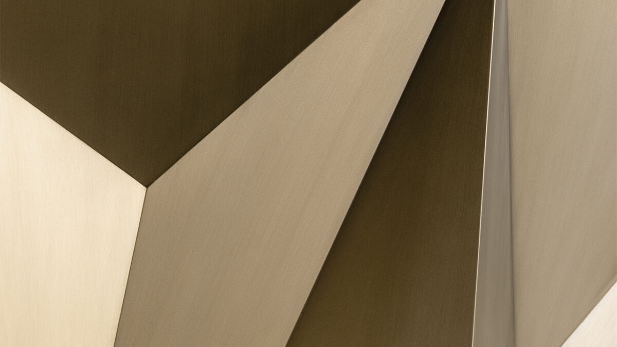 Origami 72 by Reflex showcased in Royal Oak Michigan showroom, modern Italian luxury furniture design.