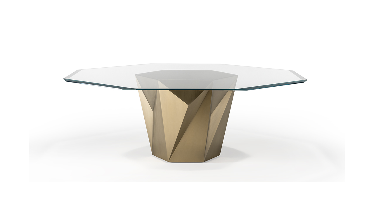 Origami 72 by Reflex showcased in Royal Oak Michigan showroom, modern Italian luxury furniture design.